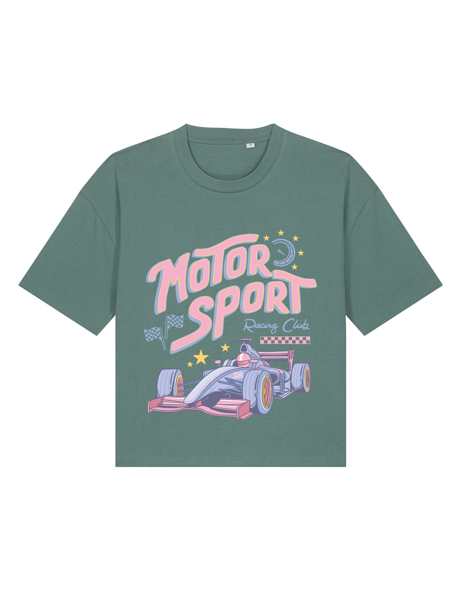 Motorsport Club Boxy Organic Cotton Tee