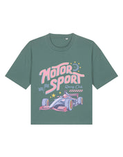Motorsport Club Boxy Organic Cotton Tee