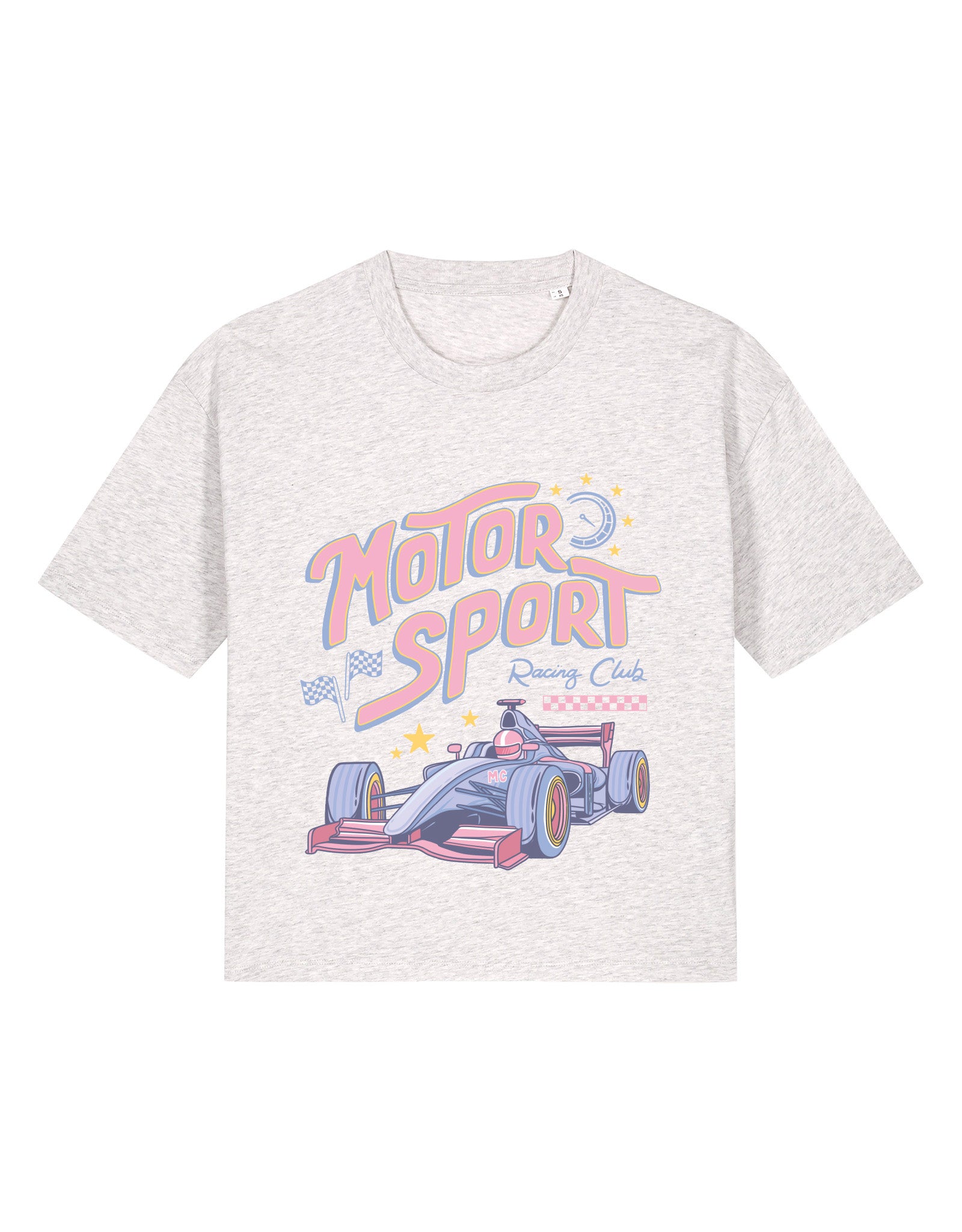 Motorsport Club Boxy Organic Cotton Tee