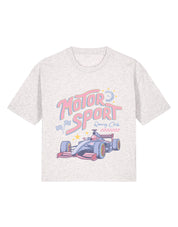 Motorsport Club Boxy Organic Cotton Tee