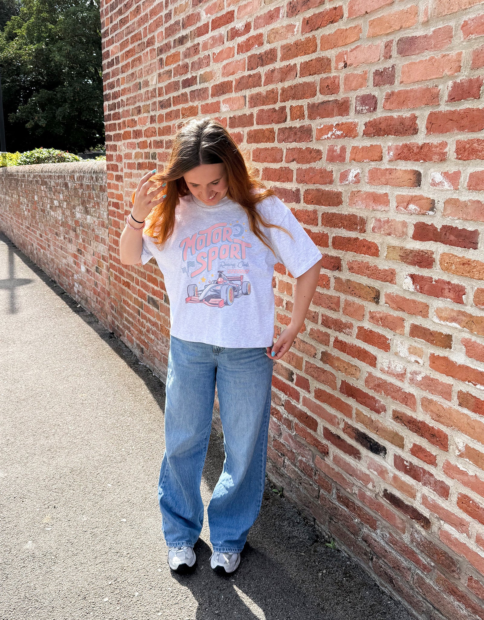 Motorsport Club Boxy Organic Cotton Tee