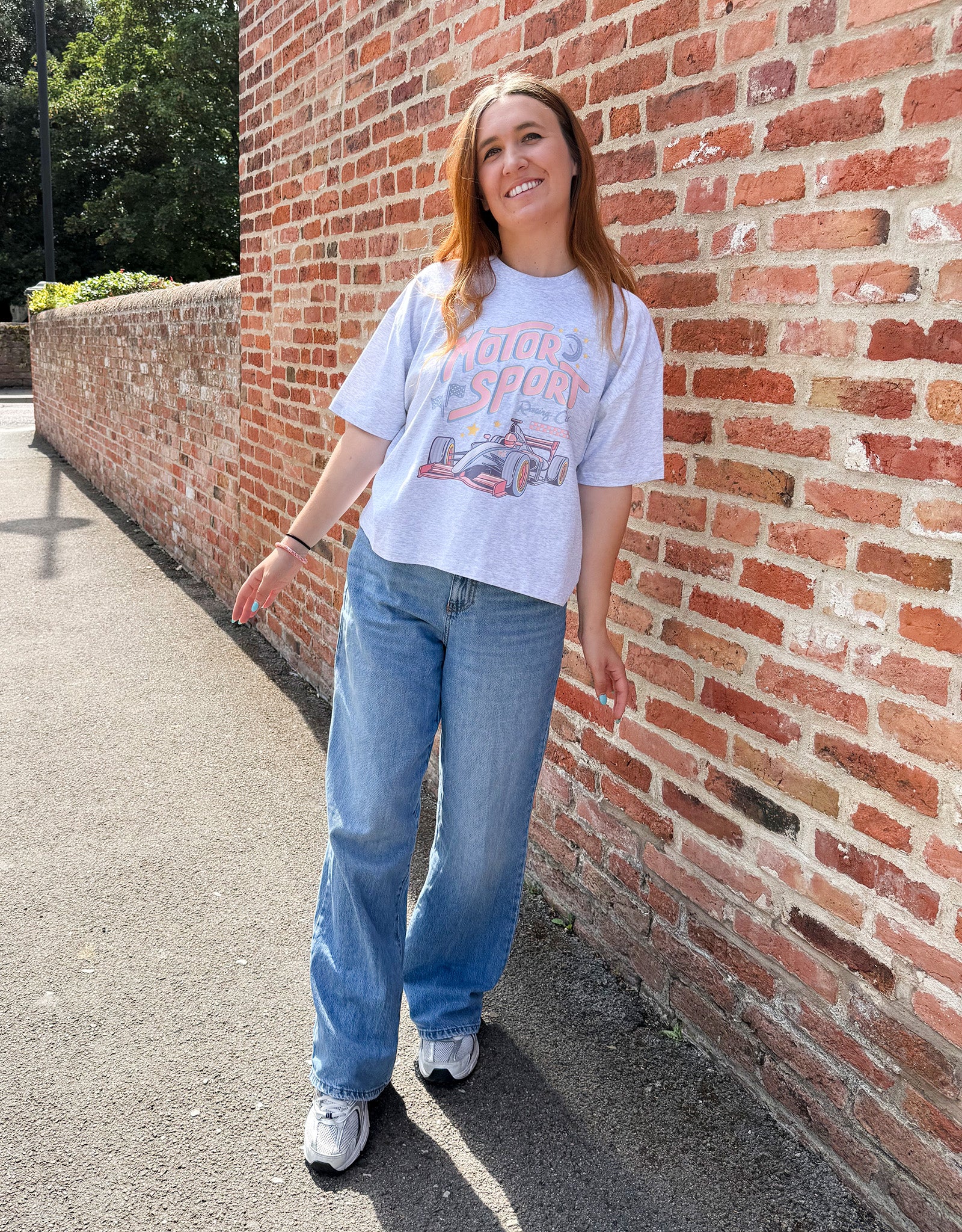 Motorsport Club Boxy Organic Cotton Tee