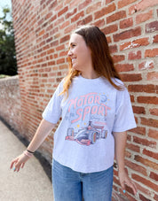 Motorsport Club Boxy Organic Cotton Tee