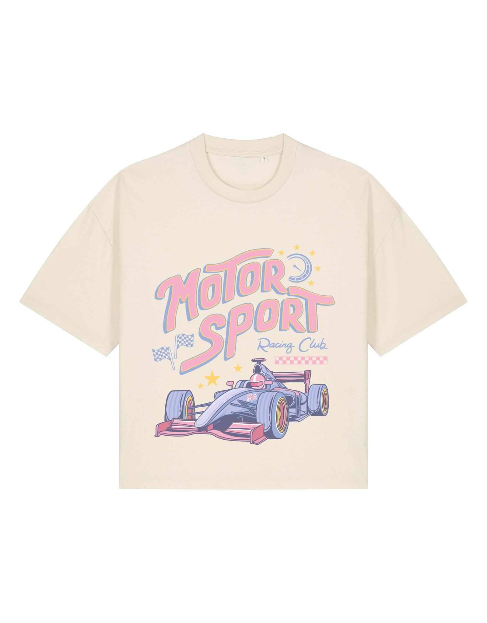 Motorsport Club Boxy Organic Cotton Tee
