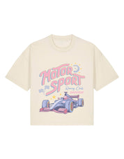 Motorsport Club Boxy Organic Cotton Tee