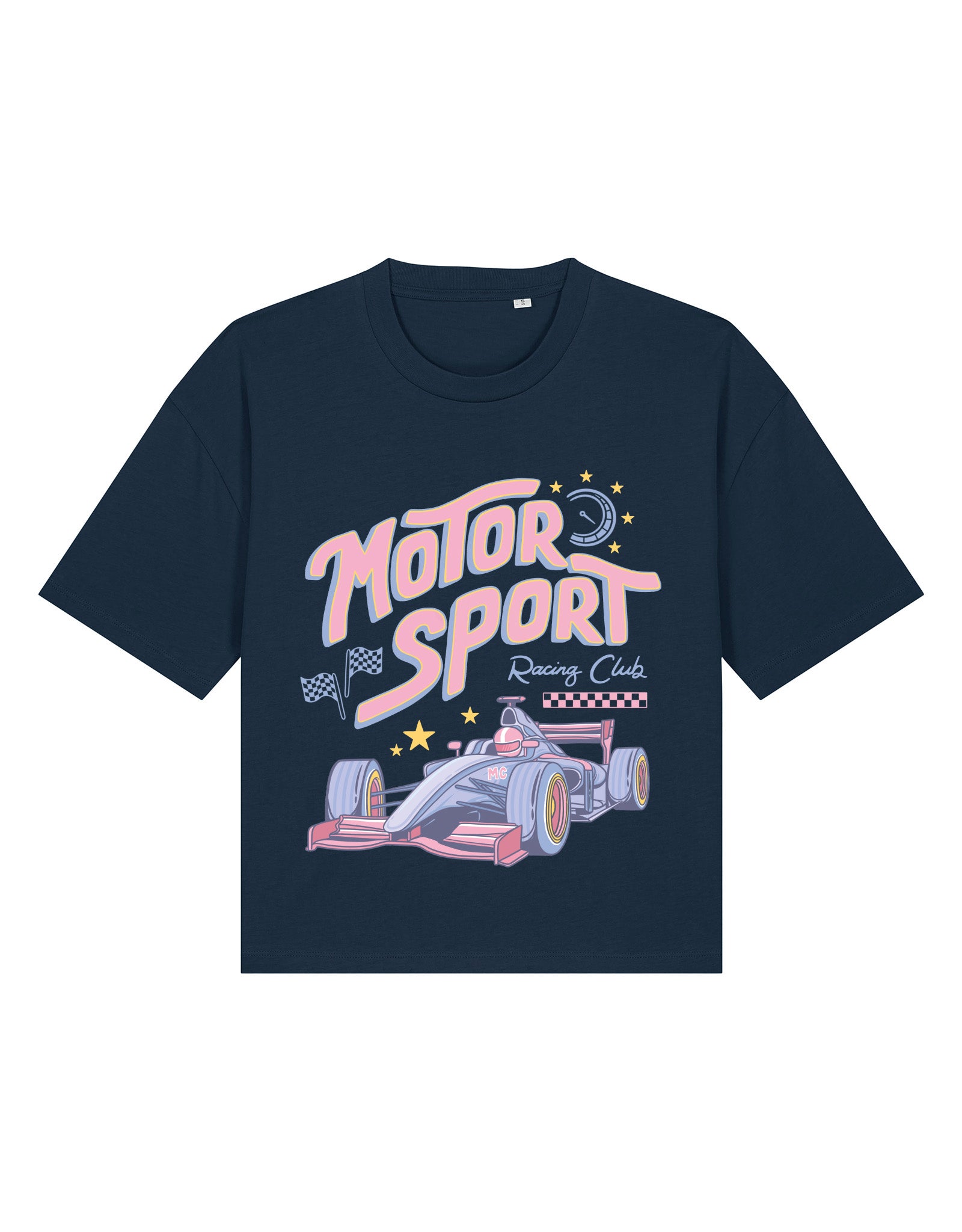 Motorsport Club Boxy Organic Cotton Tee