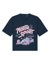 Motorsport Club Boxy Organic Cotton Tee