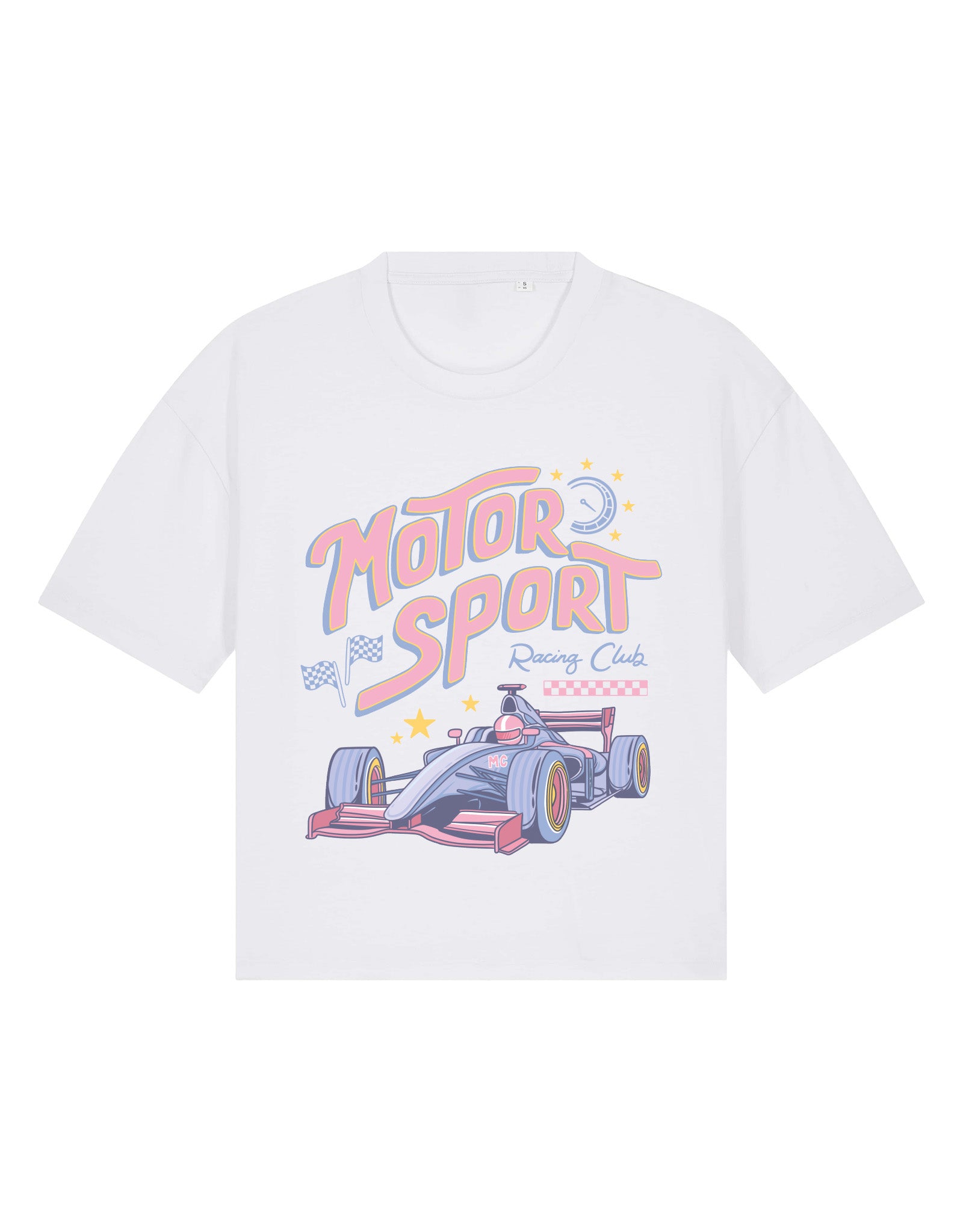 Motorsport Club Boxy Organic Cotton Tee