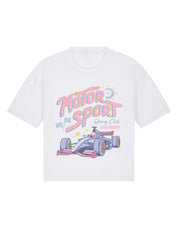 Motorsport Club Boxy Organic Cotton Tee