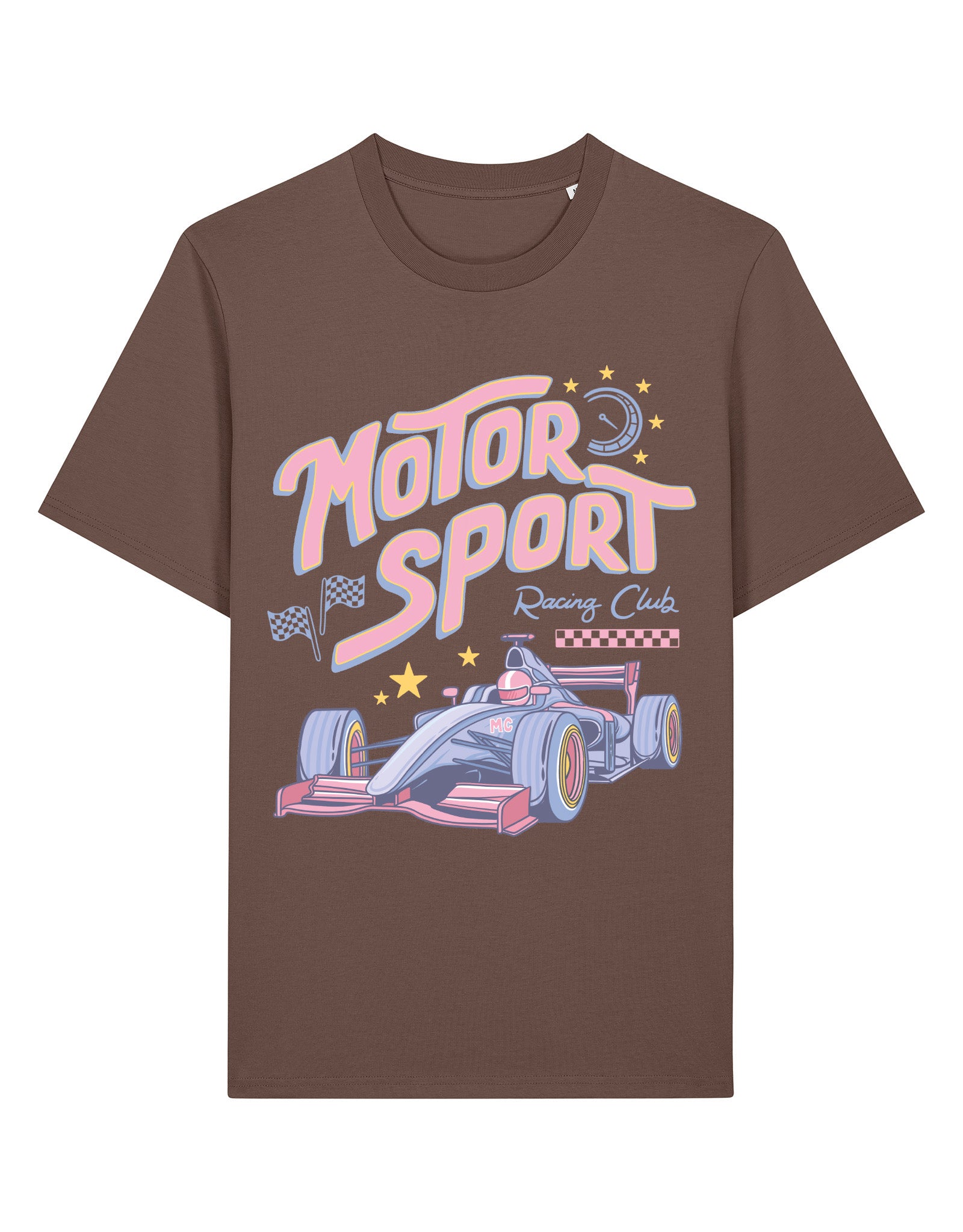 Motorsport Printed Organic Cotton T-Shirt
