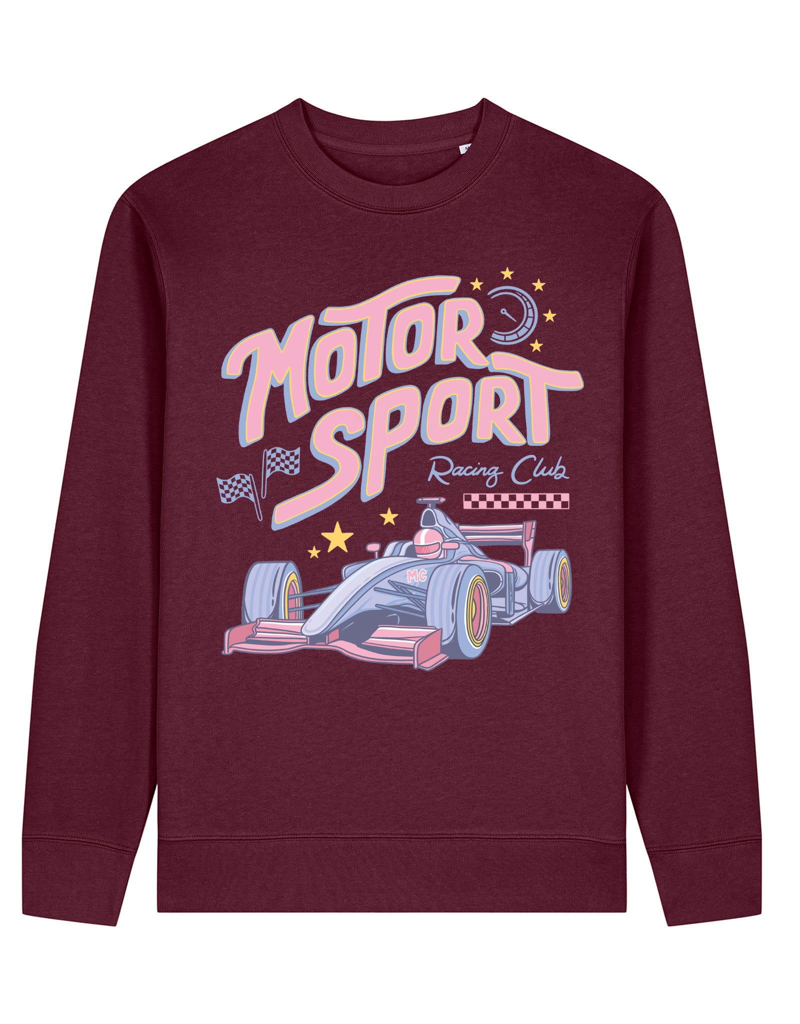 Motorsport Printed Organic Cotton Sweatshirt