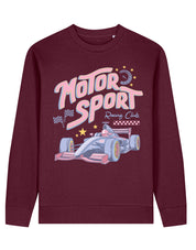 Motorsport Printed Organic Cotton Sweatshirt