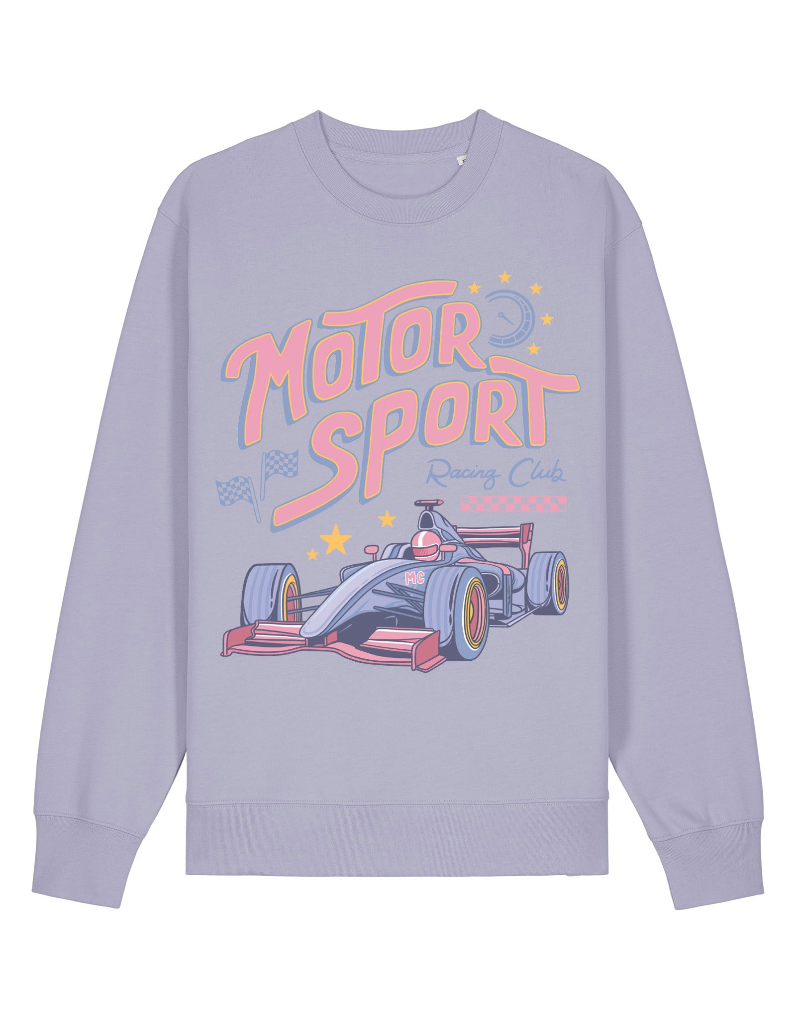 Motorsport Printed Organic Cotton Sweatshirt