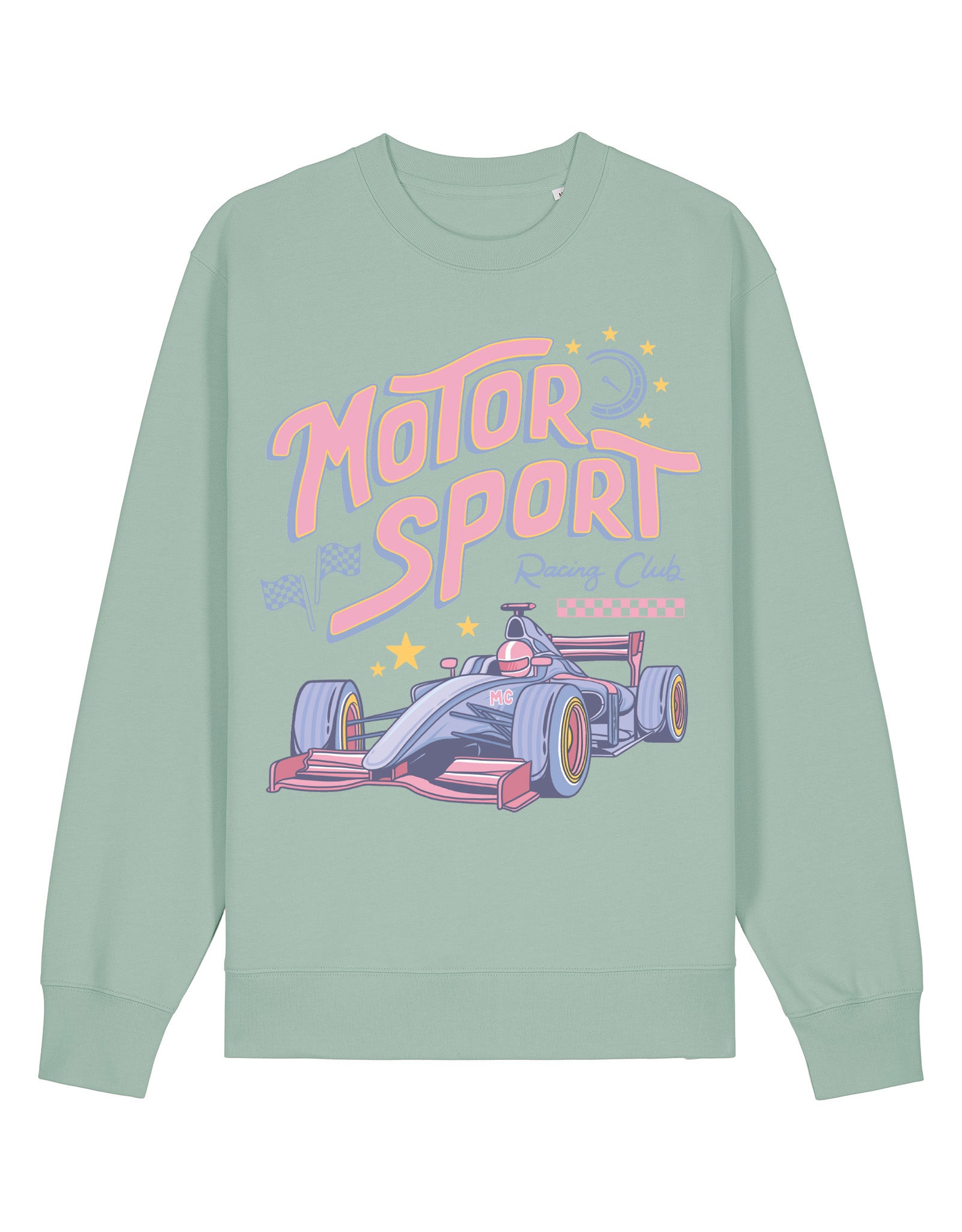 Motorsport Printed Organic Cotton Sweatshirt