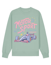 Motorsport Printed Organic Cotton Sweatshirt