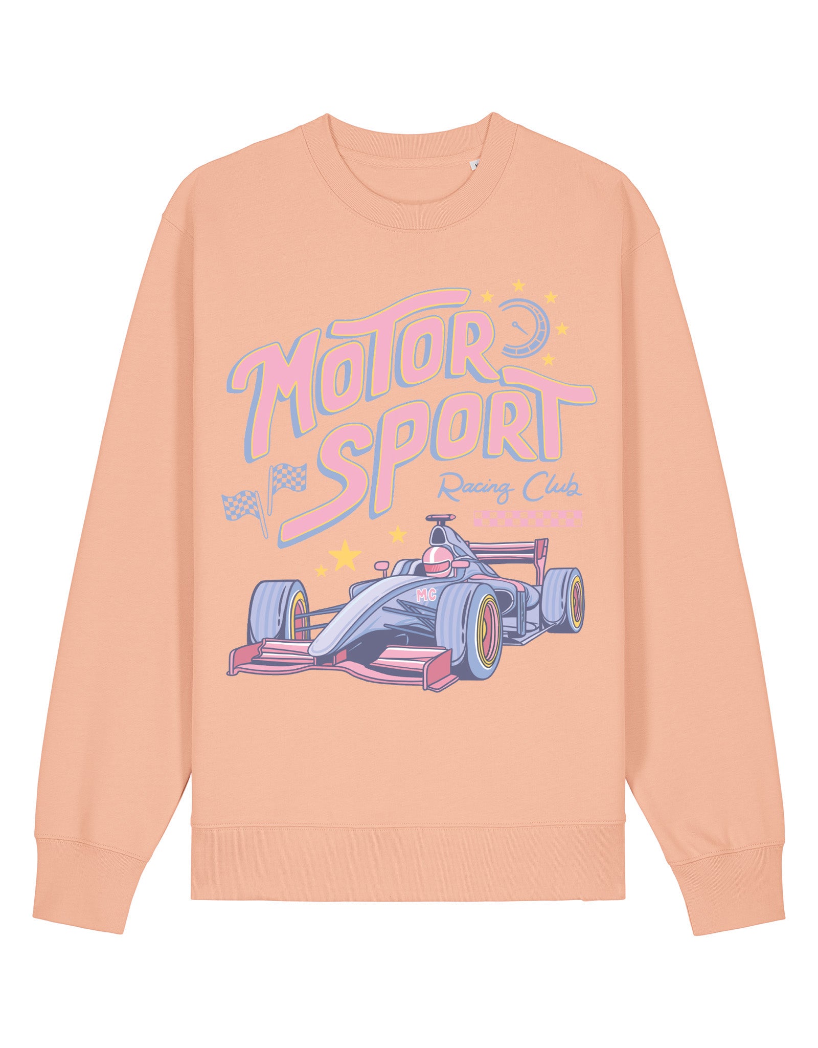 Motorsport Printed Organic Cotton Sweatshirt