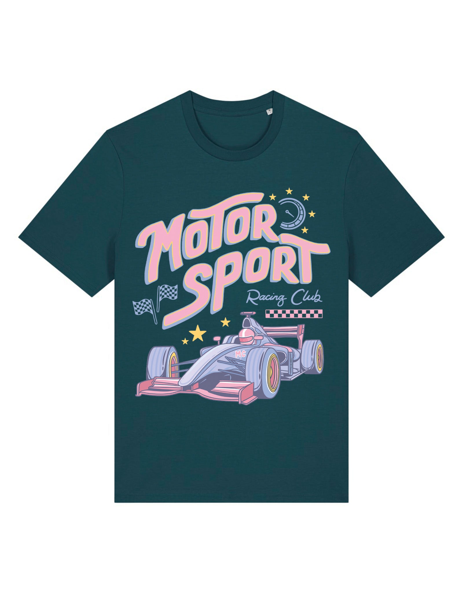Motorsport Printed Organic Cotton T-Shirt