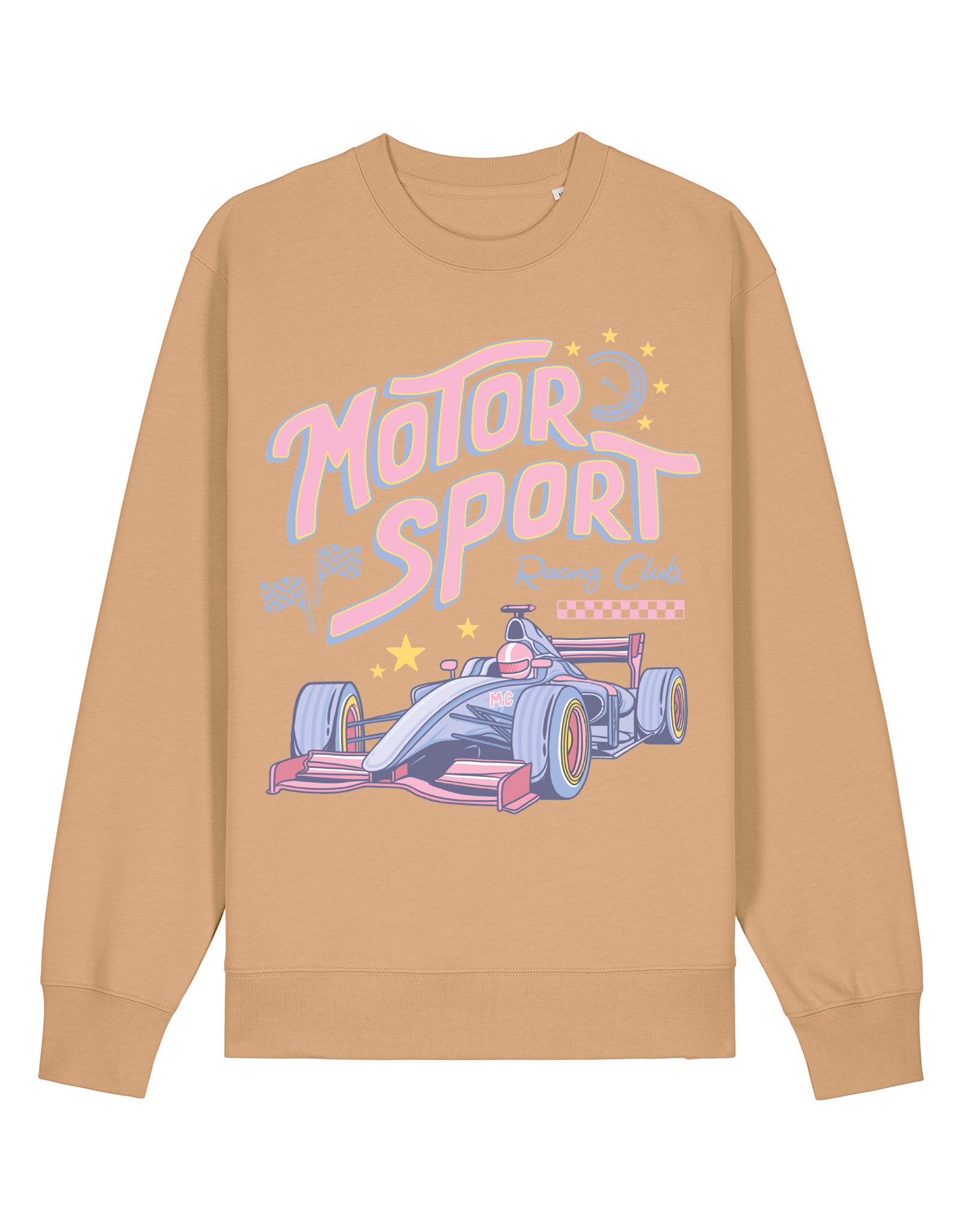 Motorsport Printed Organic Cotton Sweatshirt