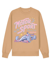 Motorsport Printed Organic Cotton Sweatshirt