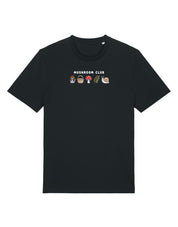 Mushroom Club Embroidered Organic Cotton T-Shirt