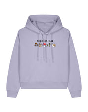 Mushroom Club Embroidered Boxy Organic Cotton Hoodie