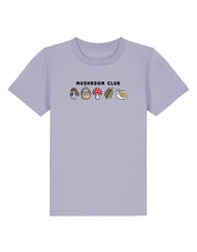 Mushroom Club Embroidered Organic Cotton Childrens T-Shirt