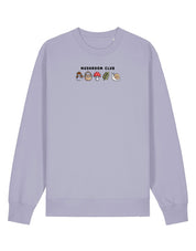 Mushroom Club Embroidered Organic Cotton Sweatshirt