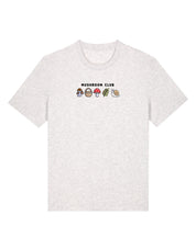 Mushroom Club Embroidered Organic Cotton T-Shirt
