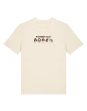 Mushroom Club Embroidered Organic Cotton T-Shirt