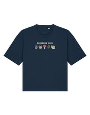 Mushroom Club Embroidered Boxy Organic Cotton Tee