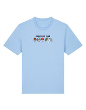 Mushroom Club Embroidered Organic Cotton T-Shirt