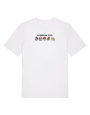 Mushroom Club Embroidered Organic Cotton T-Shirt