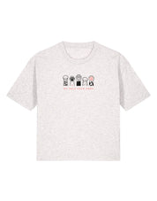 My Pals Have Paws Embroidered Boxy Organic Cotton Tee
