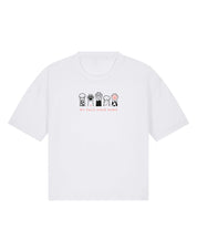 My Pals Have Paws Embroidered Boxy Organic Cotton Tee