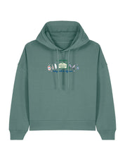 Mystic Embroidered Boxy Organic Cotton Hoodie