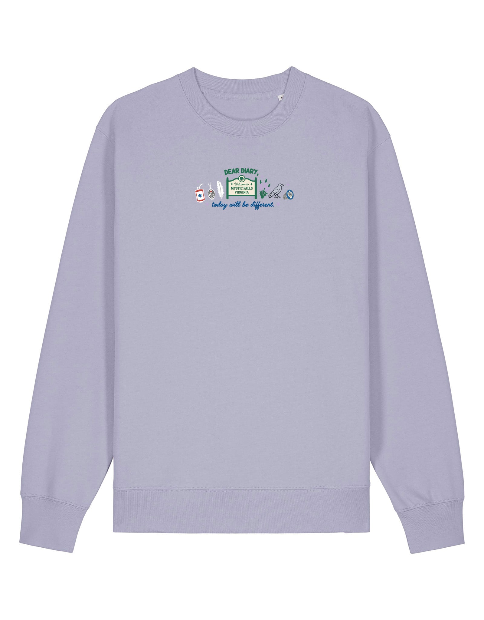 Mystic Embroidered Organic Cotton Sweatshirt