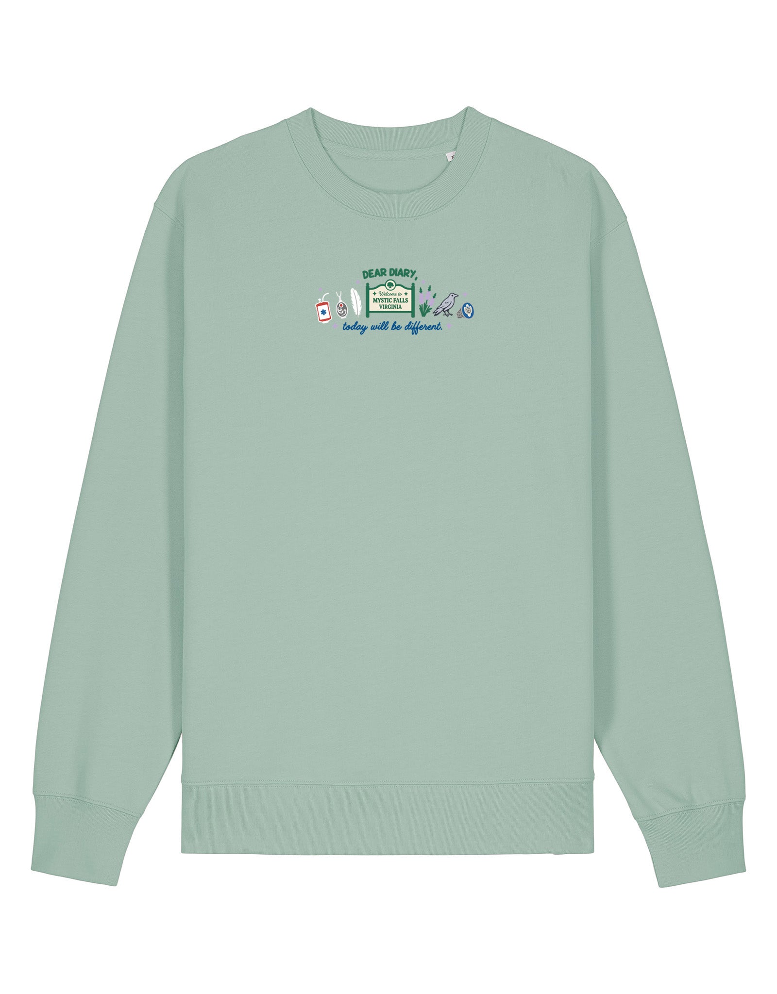 Mystic Embroidered Organic Cotton Sweatshirt