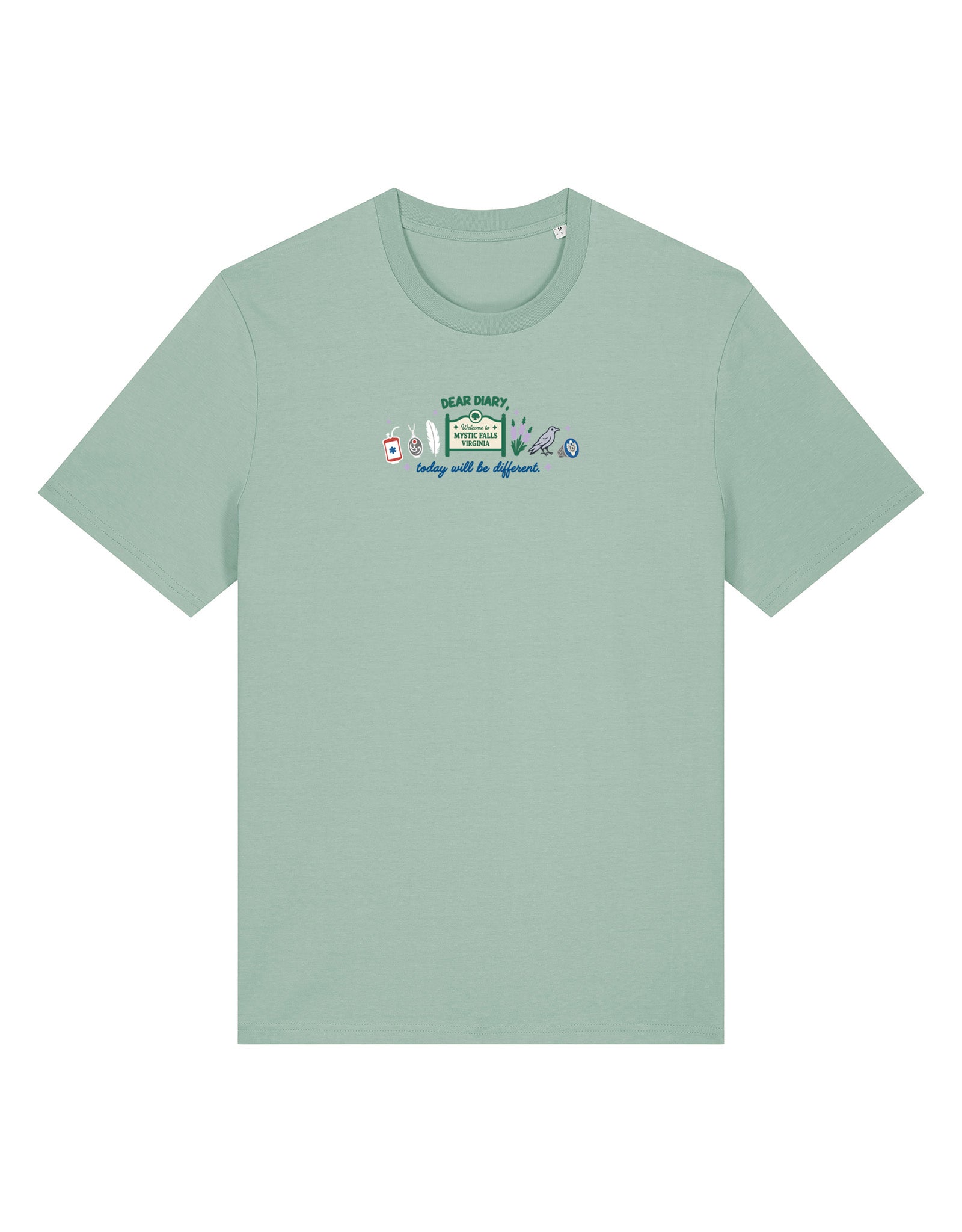 Mystic Embroidered Organic Cotton T-Shirt