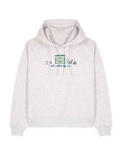 Mystic Embroidered Boxy Organic Cotton Hoodie