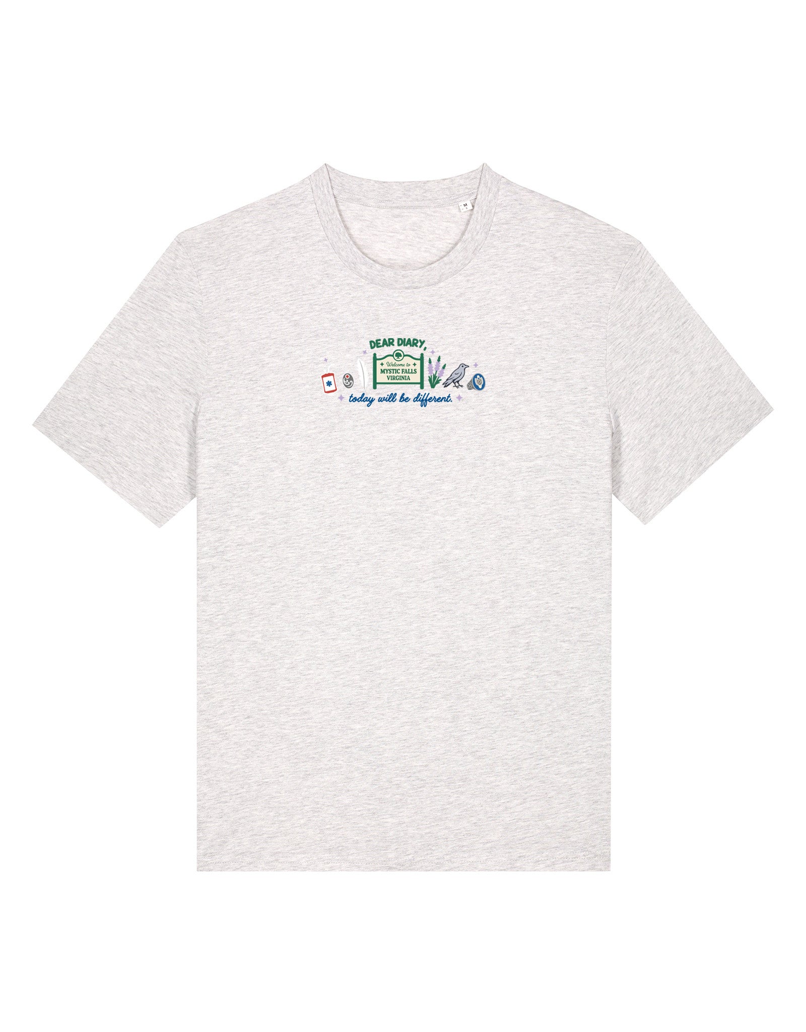 Mystic Embroidered Organic Cotton T-Shirt