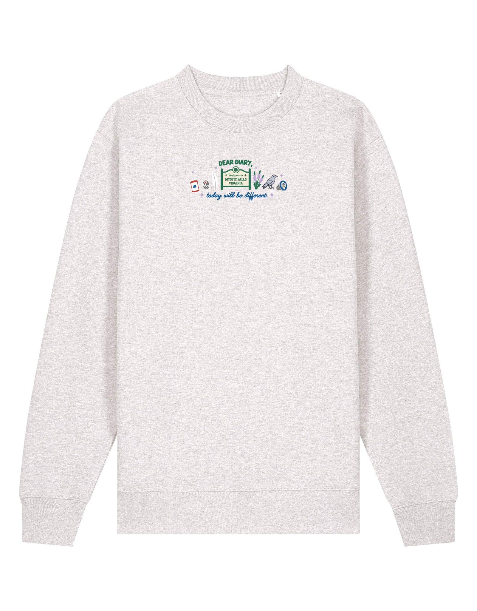 Mystic Embroidered Organic Cotton Sweatshirt