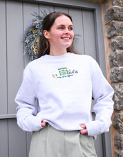 Mystic Embroidered Organic Cotton Sweatshirt