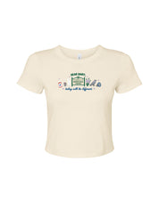 Mystic Embroidered Micro Rib Baby Tee