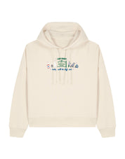 Mystic Embroidered Boxy Organic Cotton Hoodie