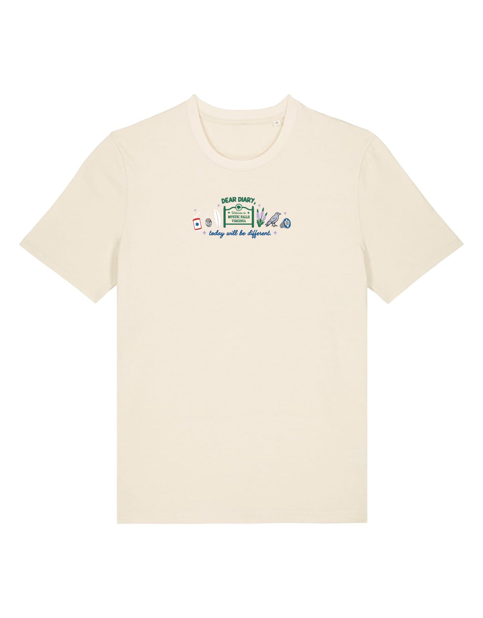 Mystic Embroidered Organic Cotton T-Shirt