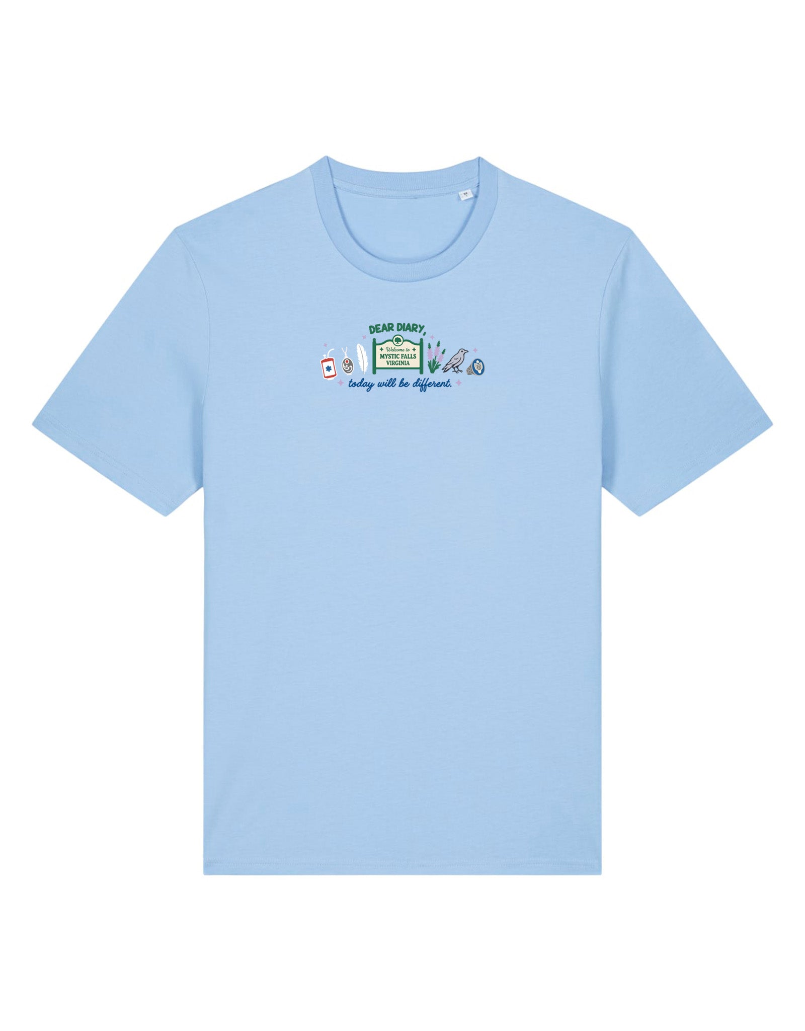 Mystic Embroidered Organic Cotton T-Shirt