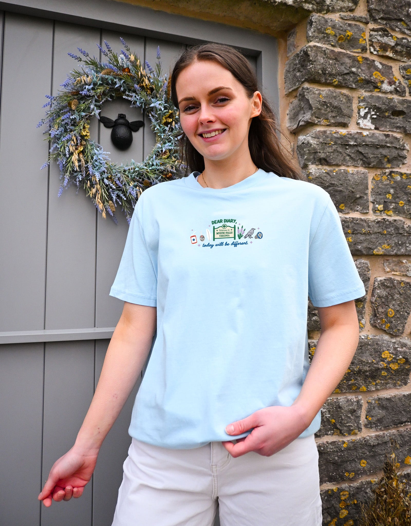 Mystic Embroidered Organic Cotton T-Shirt