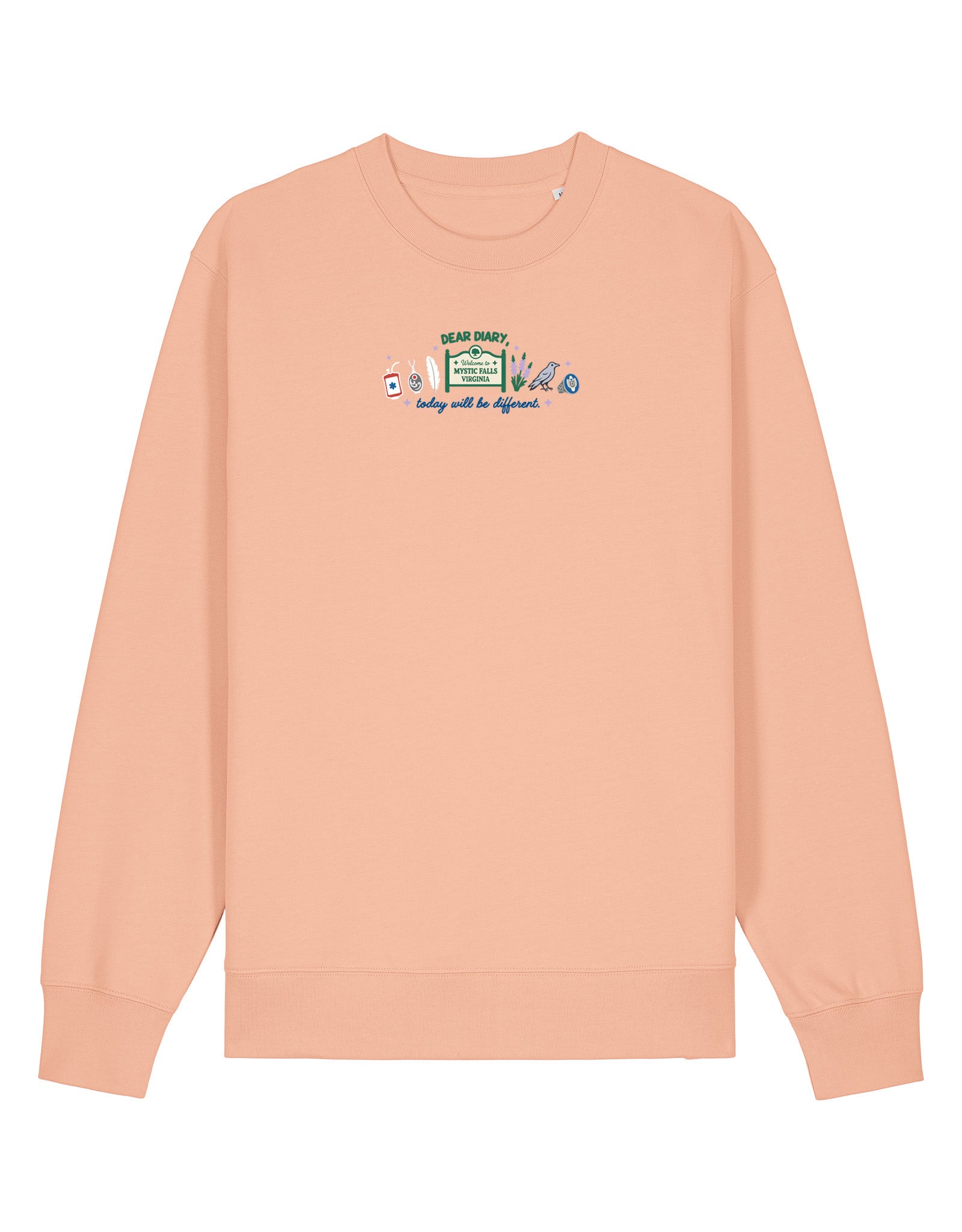 Mystic Embroidered Organic Cotton Sweatshirt