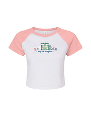 Mystic Embroidered Micro Rib Baby Tee