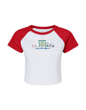 Mystic Embroidered Micro Rib Baby Tee